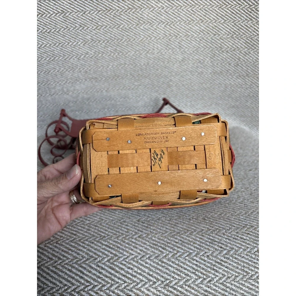 Longaberger sleigh baskets